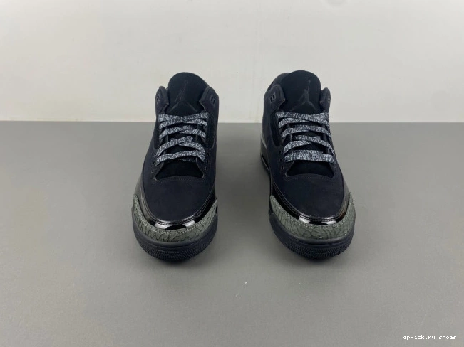 Rep Cat Jordan Air 3 Retro Black CK9246-168 0710